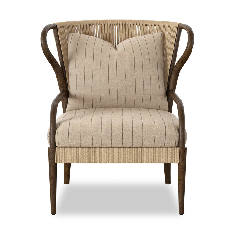 Amira Chair, Cream Striped