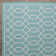 Tapis bleu sarcelle Annie-Jane Chendler