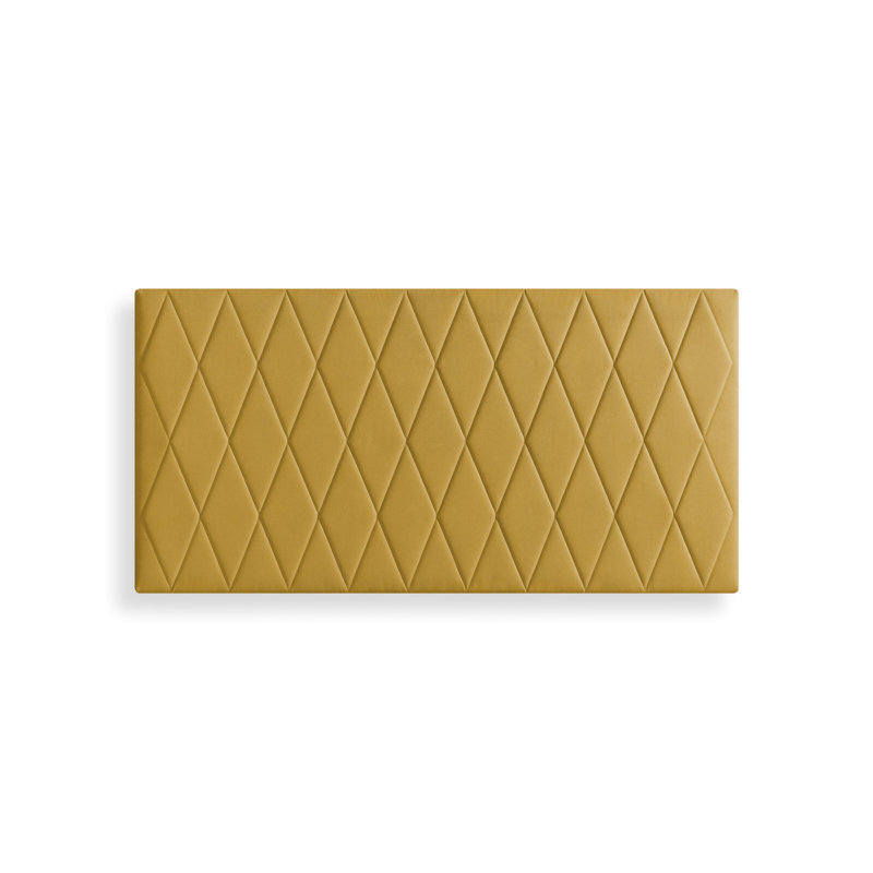 Upholstered Headboard, Mustard, Kingsize (5')