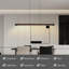 Modern LED Chandelier with Adjustable Height and Remote Control Dimming-1783821734