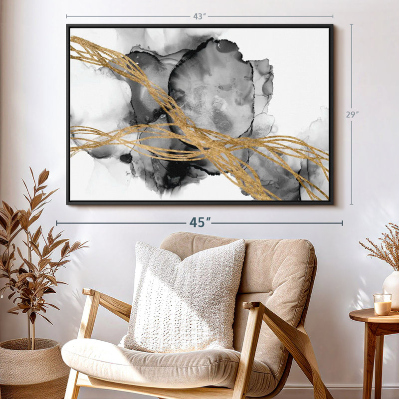 Matrix Undulation I Canvas Print, 29" H x 43" W