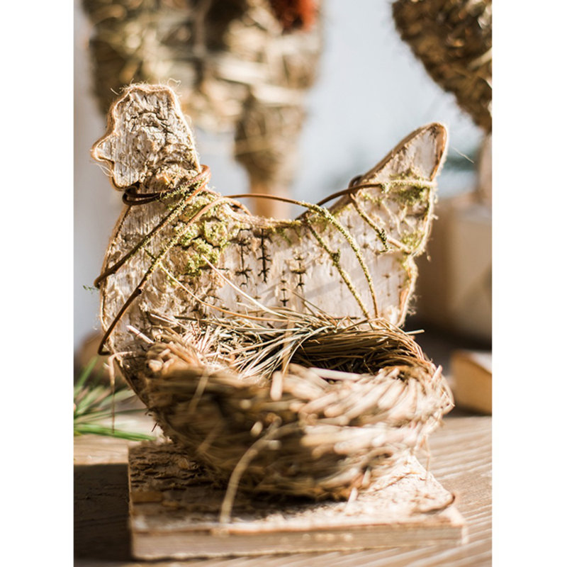 Décorations de noël figurine à poule