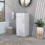 Lavabo de meuble-lavabo blanc à 1 porte
