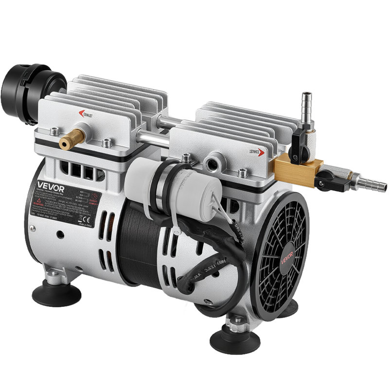 Aérateurs d'étang, système d'aération de 5,2 pi³ / min pour un lac jusqu'à 3 acres, compresseur d'air de 3/4 HP, 2 diffuseurs et deux tubes lestés de 100 pi, pompe d'aération pour les étangs extérieurs et les Grands Lacs, circulation d'oxygène en eau profonde