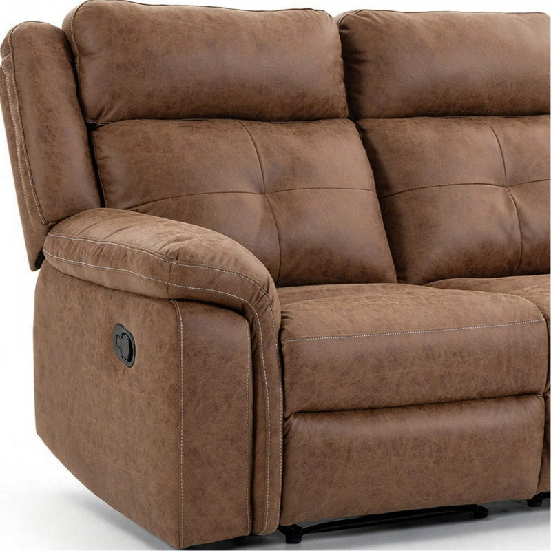Ensemble de fauteuil inclinable côté gauche (brun), Brun