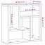 Wall Shelf 45.1x16x45.1 cm Engineered Wood-1879299564