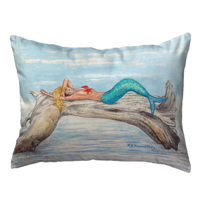 Outdoor Reversible Throw Pillow