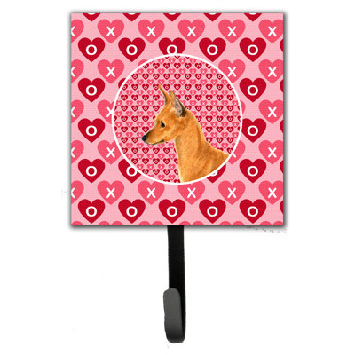 Porte-laisse et crochet mural min pin