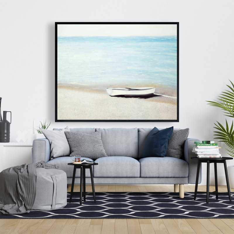 "Le long de la mer" sur toile