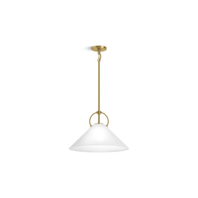 Kernen Solid Brass Single Light Pendant
