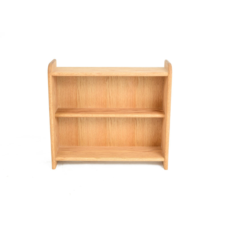 Shelf-Style Wooden DVD/VHS Rack - 07 Series, Dark, 21.5" H x 24.25" W x 7.25" D