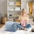  Double Zipper Storage Bags, Clothes Storage Bins Foldable Storage Containers with Reinforced Handles, Closet Organizers and Storage for Clothing, Sweater, Comforter, Bedding (Blue, S)-910428153