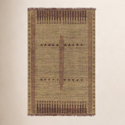 Alfi Hand-Woven Oriental Jute Rug