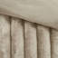 3 pièces d'édredon très grand en fausse fourrure taupe, devant luxueux en fourrure lisse, rembourrage pour plus de chaleur et de confort, housse de taie décorative superposée