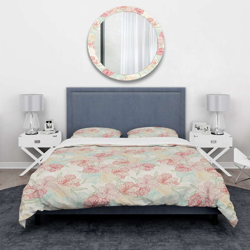 Ensemble de housse de couette moderne et contemporaine, Housse de couette très grand + 2 taies décoratives