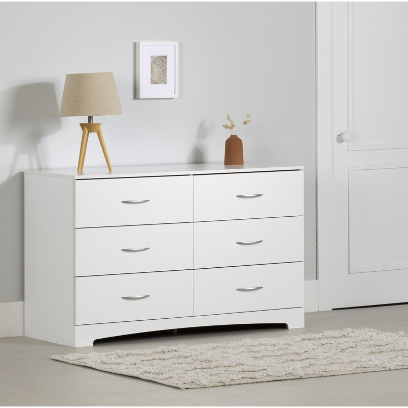 Gramercy 6-Drawer Dresser, Pure White