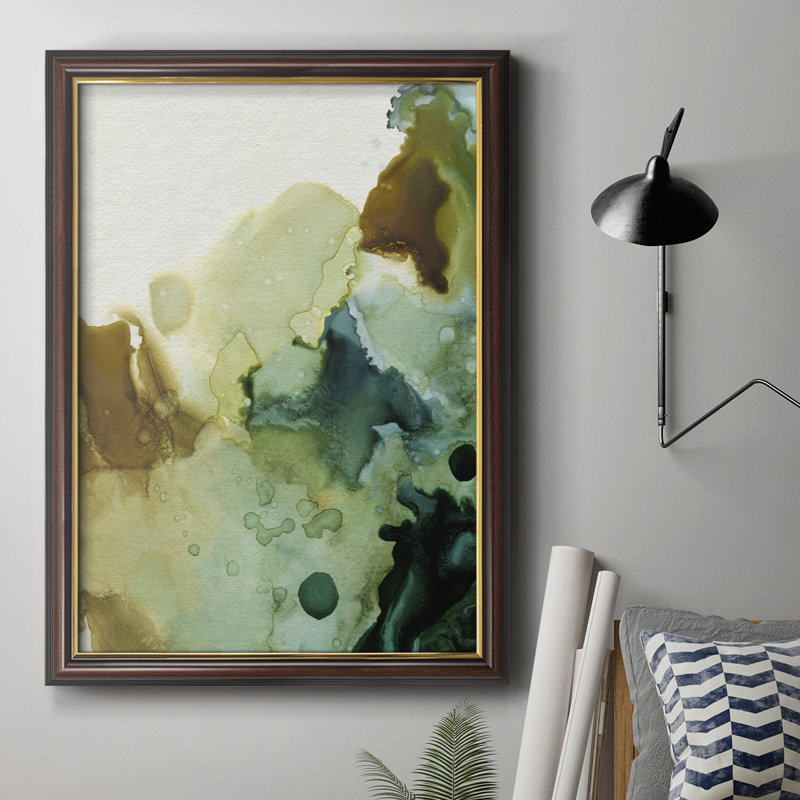 «Water and Earth II», toile encadrée de qualité supérieure - prête à être accrochée, H 36 po x l 24 po x P 2,5 po