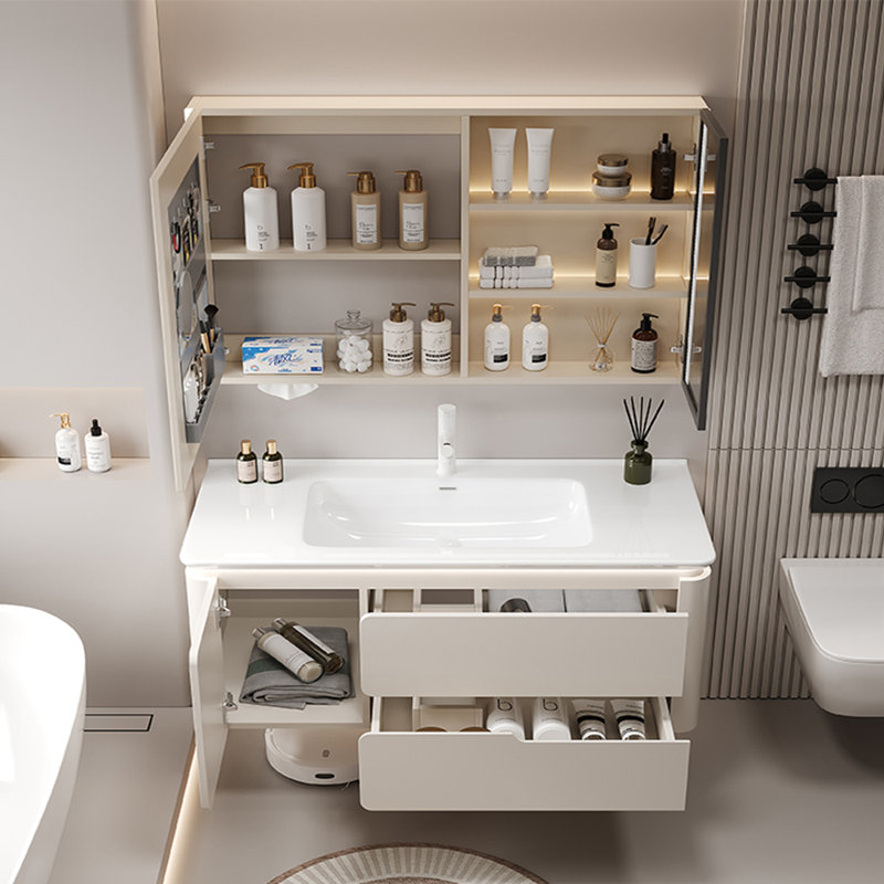 Modern simple light luxury bathroom cabinet