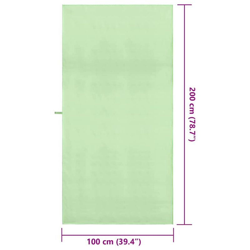 Beach Towel, Green