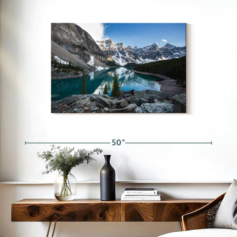 Lac Moraine bleu Alvord Glacial, H 24 po x l 36 po