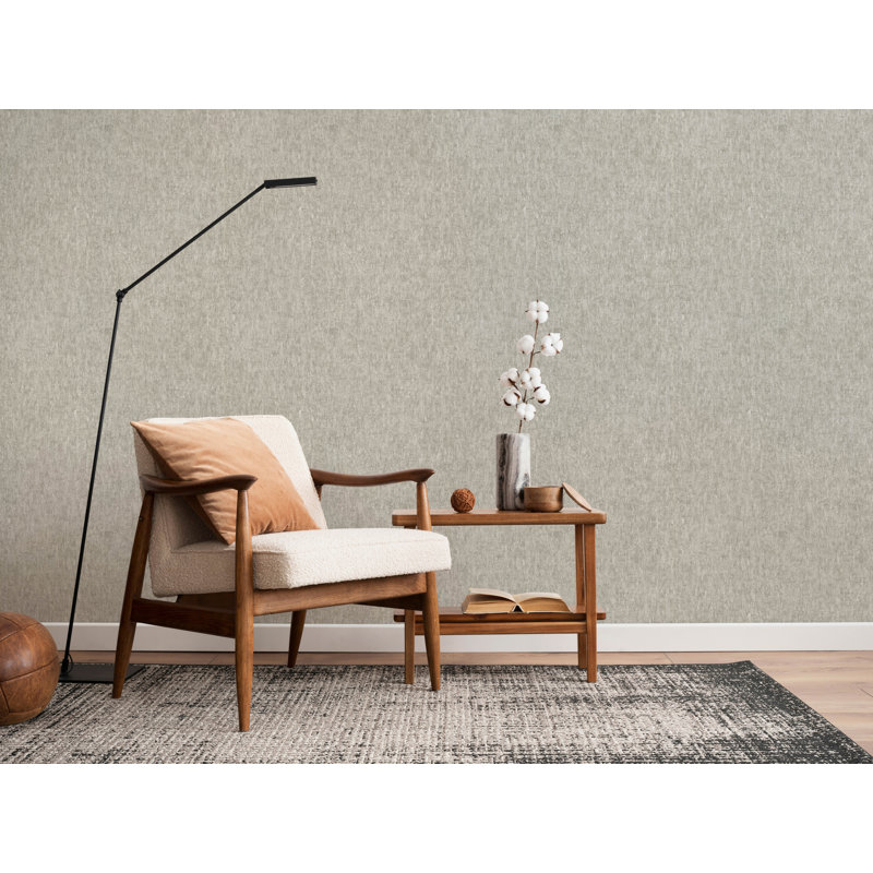 Air Collection Scratch Effect Sheen Textured Wallpaper Roll, White