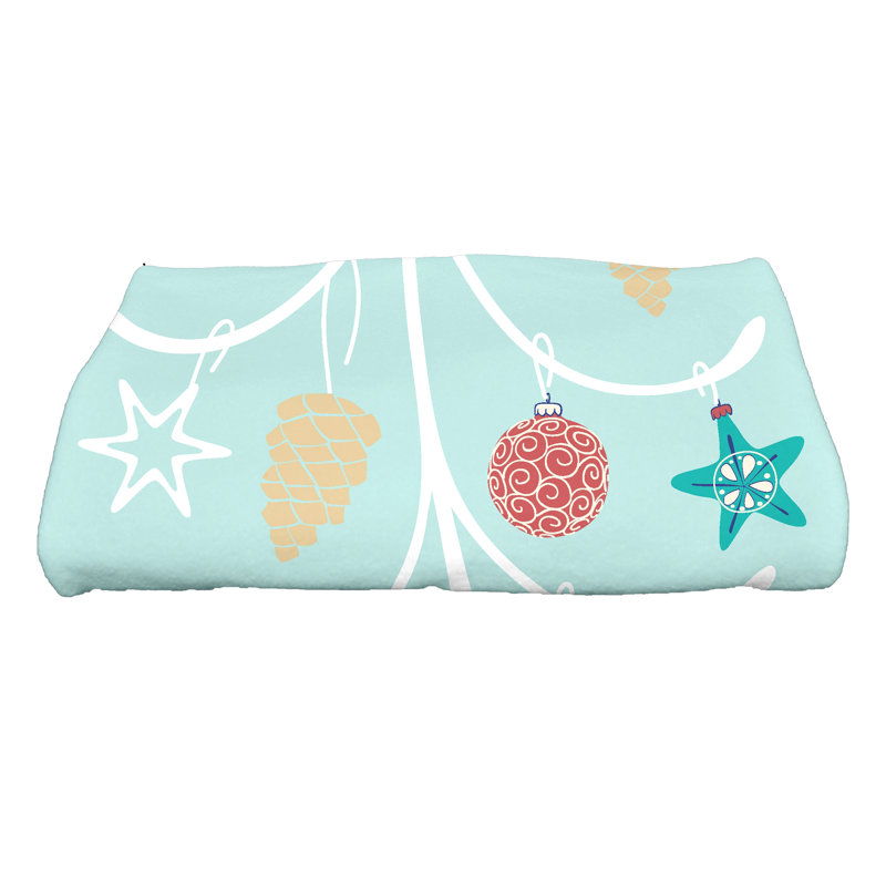 Serviette de bain Springville Pinecone, Aigue-marine
