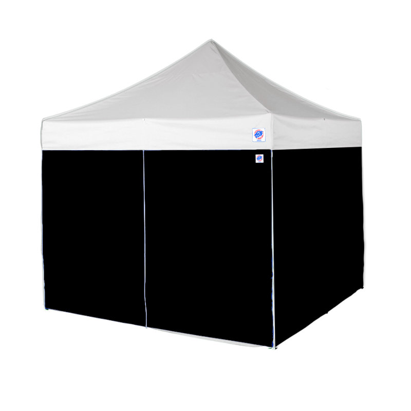 Duralon E-Z UP Fabric Side Wall for Canopy, Black