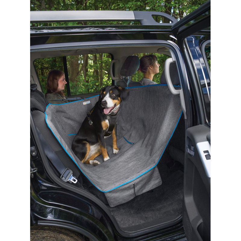Heather Gray Half Hammock Dog Car Seat Cover