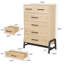 6 commodes pour la chambre à coucher, commode haute de 46,6 po-1602624559