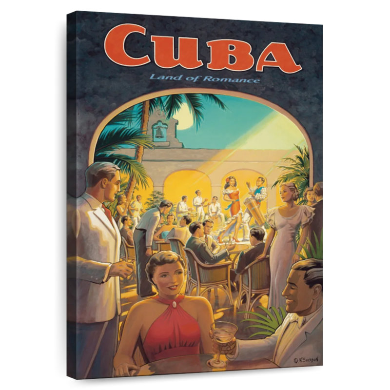 Aime Cuba, terre de romance, H 45 po x l 30 po