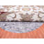 Tapis rond en laine et soie ivoire noué à la main 6 pi 1 po x 6 pi 1 po C37BCC0A25A44F11A10C4AB6263D3BD2