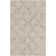 Tapis de zone beige en laine à tissage plat fait main géométrique Freudenburg