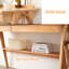 Bureaux rectangulaires en bois massif Burlywood-516601073