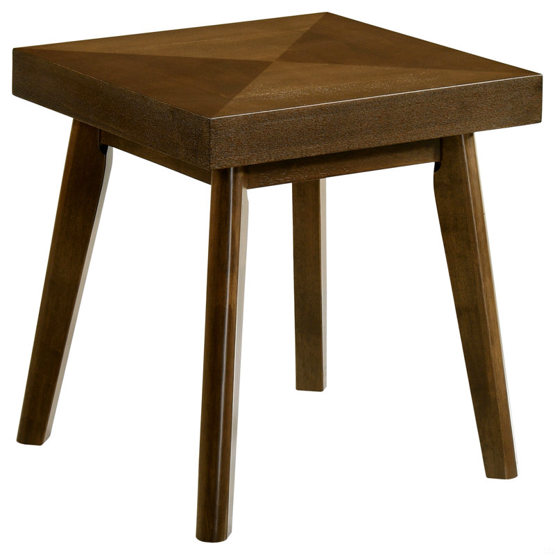 Square Wood Side End Table