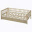 Lit de jour en bois avec couchette et garde-corps-657603965-657603964