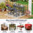 2-person Patio Bar Set Dining Table Poly Balcony Adirondack Bar Chair,HDPE Outdoor Patio Bar Set All Weather Dining Set, Poolside, Backyard, Garden  3 Piece-433460467