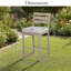 Chaises hautes pour bar avec coussins Winston