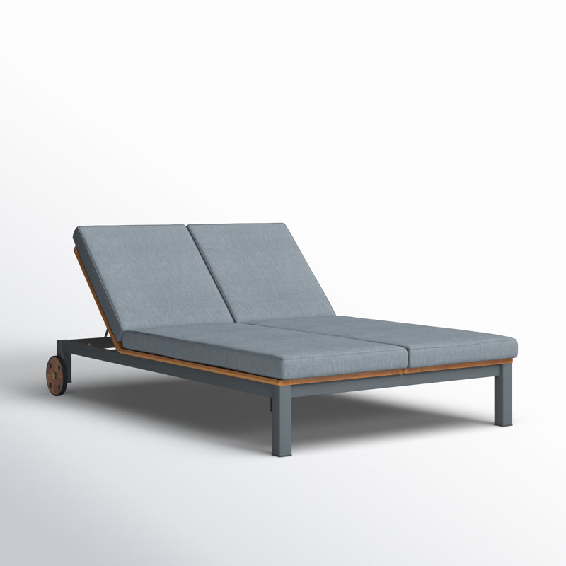 Eastford Steel Outdoor Lounge Chair, Gray