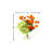 14 " Plastic and Polysilk Ranunculus Arrangement