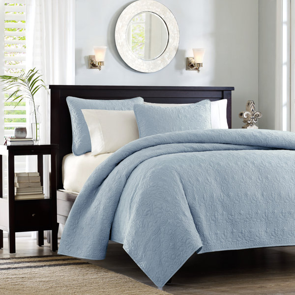 Lark Manor Lissette Microfiber Coverlet Set & Reviews | Wayfair