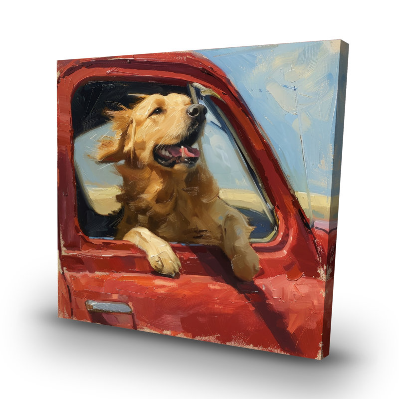 Feel the wind - 32"x32" art on canvas