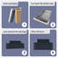 Causeuse convertible 2 en 1-1786763343