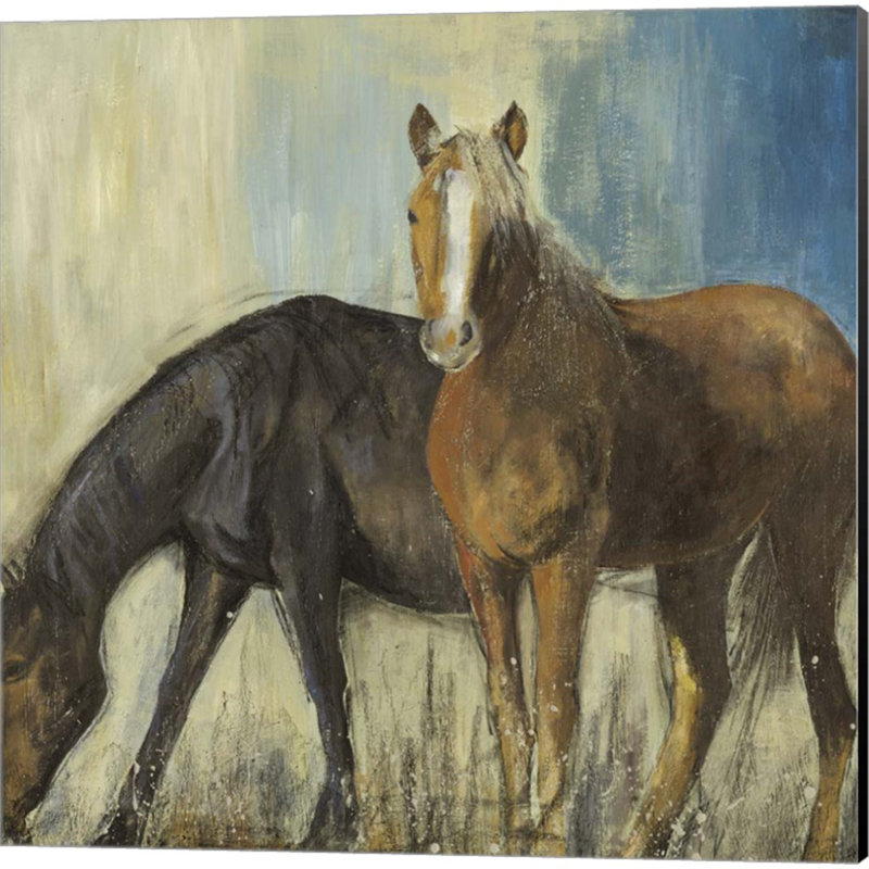 Horses I & II by Posters International Studio - 2 Piece Wrapped Canvas Print