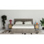 Chapman Bedside Table Versatile Nightstand with U-Shaped Metal Legs-919045607