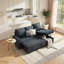 227cm L-Shaped Convertible Pull Out Sofa Bed, Upholstered Sleeper with Storage Chaise and Side Pocket