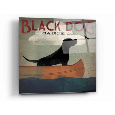 «Black Dog Canoe» par Ryan Fowler - impression non encadrée