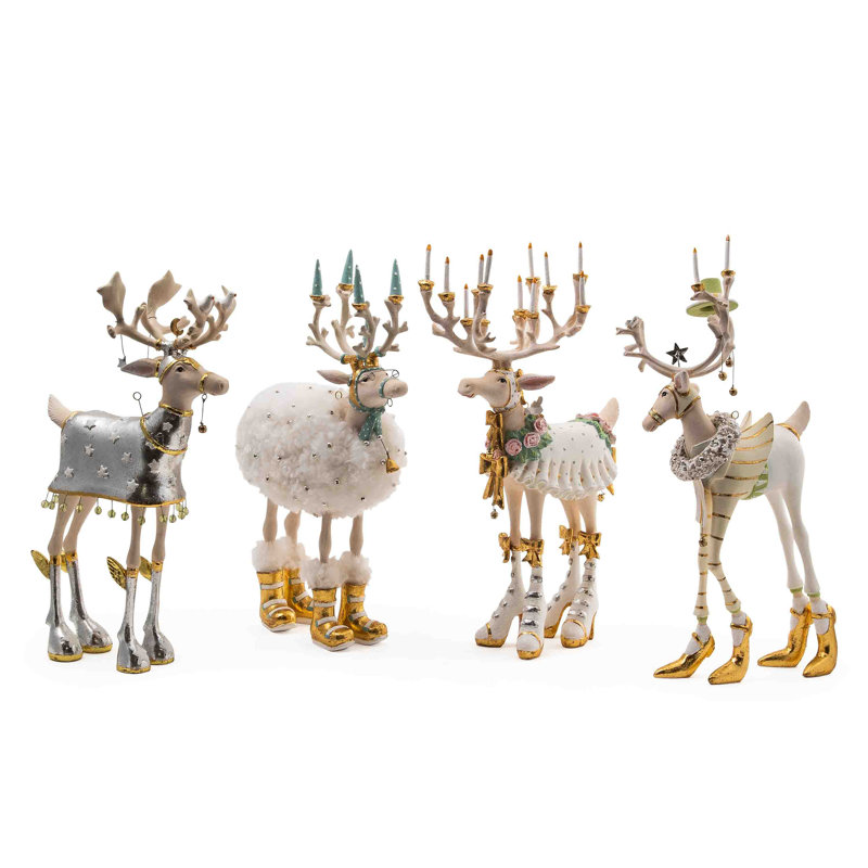 Patience Brewster Moonbeam Reindeer Figure Set-B