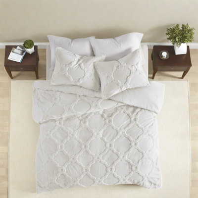 Ensembles de literie en coton de qualité supérieure pour grand lit, maison de campagne en chenille touffetée