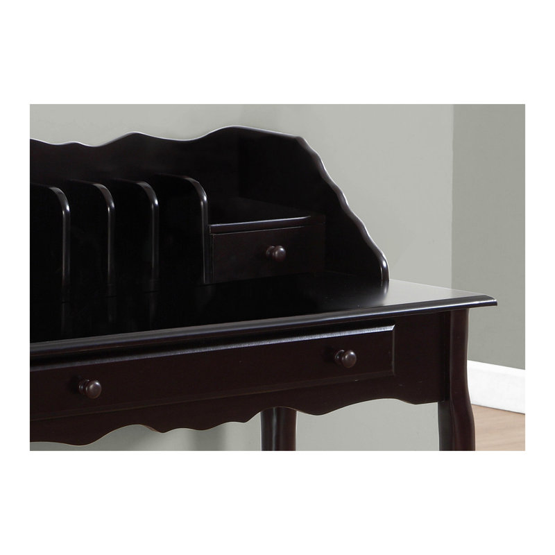 Bureau d'ordinateur, bureau personnel, ordinateur portable, tiroirs de rangement, L 36 po, bureau, bois, traditionnel