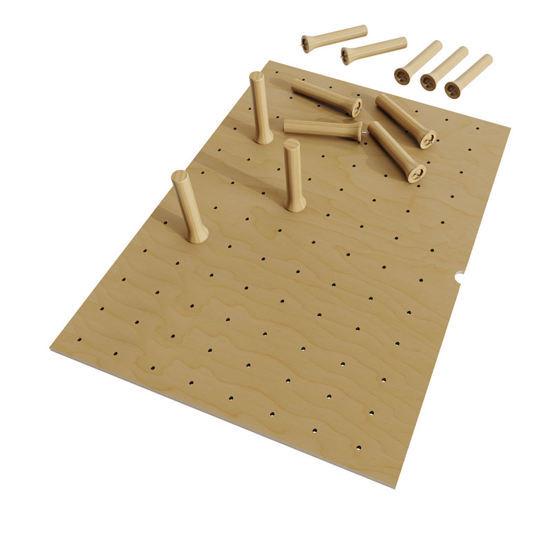  Ensemble de rangement de tiroir perforé avec chevilles Dowell, H 6,63 po x l 30,25 po x P 21,25 po (12 chevilles)